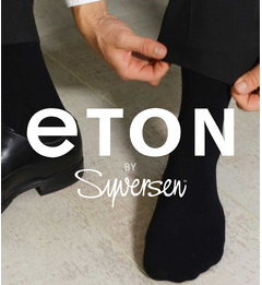 Eton Merc. Cotton Smoking Knee Black 41-45